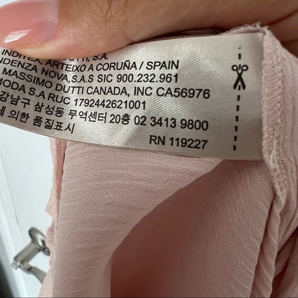 NWT Massimo Dutti Ballerina Pink Jumpsuit size 6 - Picture 8 of 10